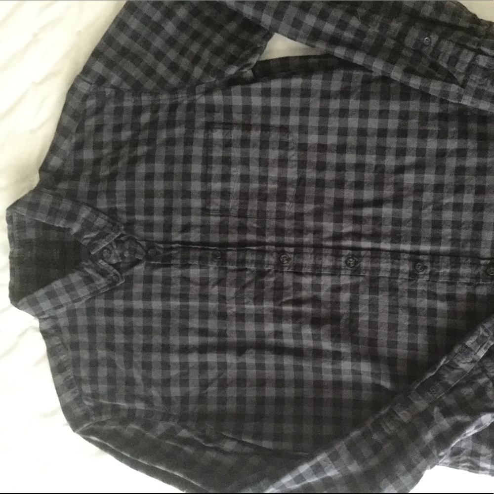 JCrew LS gingham oxford shirt